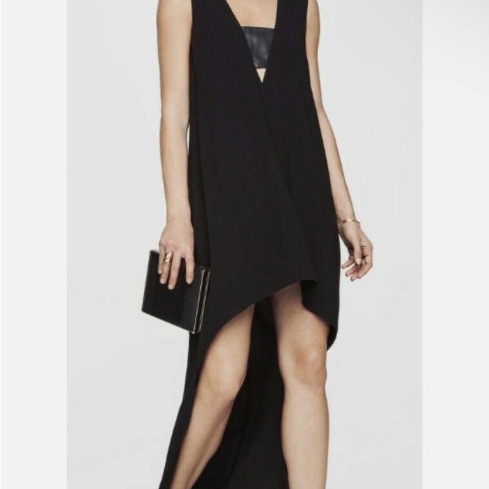 BCBGMaxAzria Black High Low Dress